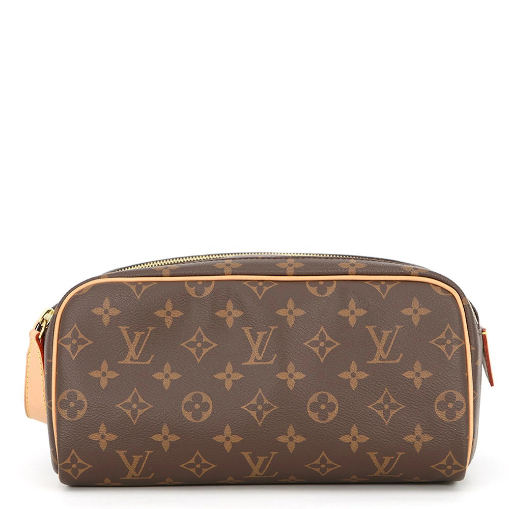 Louis Vuitton Monogram Dopp Clutch Bag Pouch Clutch Handbag Shoulder